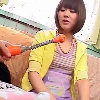 Yerli japon manken Asuka Inoue in hottest oyuncaklar, tek başına kadın jav filmi