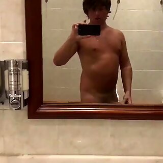 Veřejnost honění zlobivé nahá opálené sauna teplý chlapeček