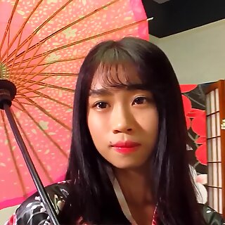 Japansk kimono sadomasochisme strømpebukse fot fetisj